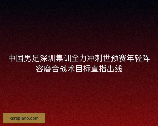 中国男足深圳集训全力冲刺世预赛年轻阵容磨合战术目标直指出线 中国男足深圳集训全力冲刺世预赛年轻阵容磨合战术目标直指出线